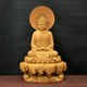 Tượng phật gỗ tọa thiền