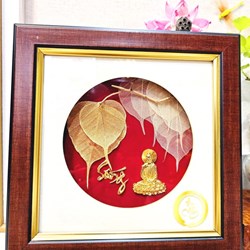 Tác phẩm nghệ thuật, quà tặng lưu niệm, tranh lá bồ đề