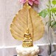 Tác phẩm nghệ thuật, quà tặng lưu niệm, lá bồ đề mạ vàng 24K