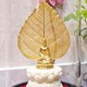 Tác phẩm nghệ thuật, quà tặng lưu niệm, lá bồ đề mạ vàng 24K