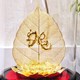 Tác phẩm nghệ thuật, quà tặng lưu niệm, lá bồ đề mạ vàng 24K