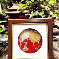 Tác phẩm nghệ thuật, Tranh lá bồ đề mạ vàng